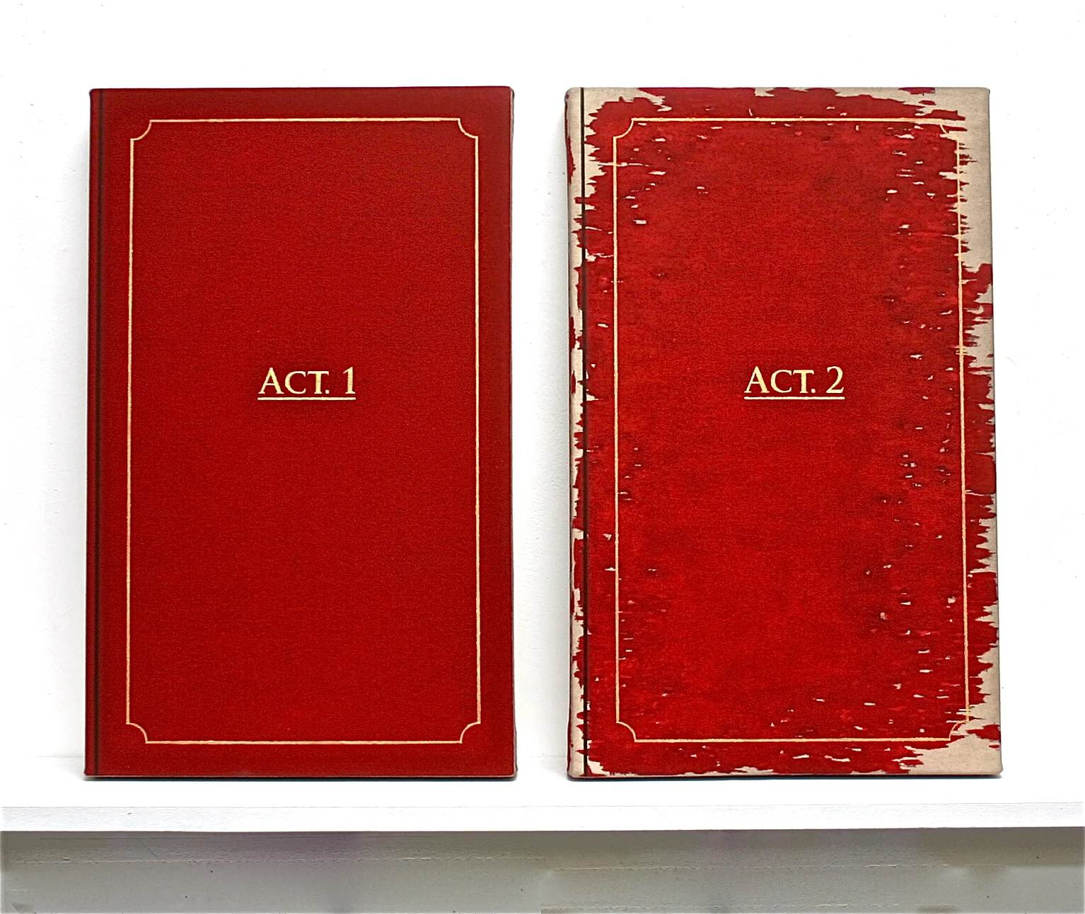 Acts 1 & 2. [Each 51 x 32cm] 2017