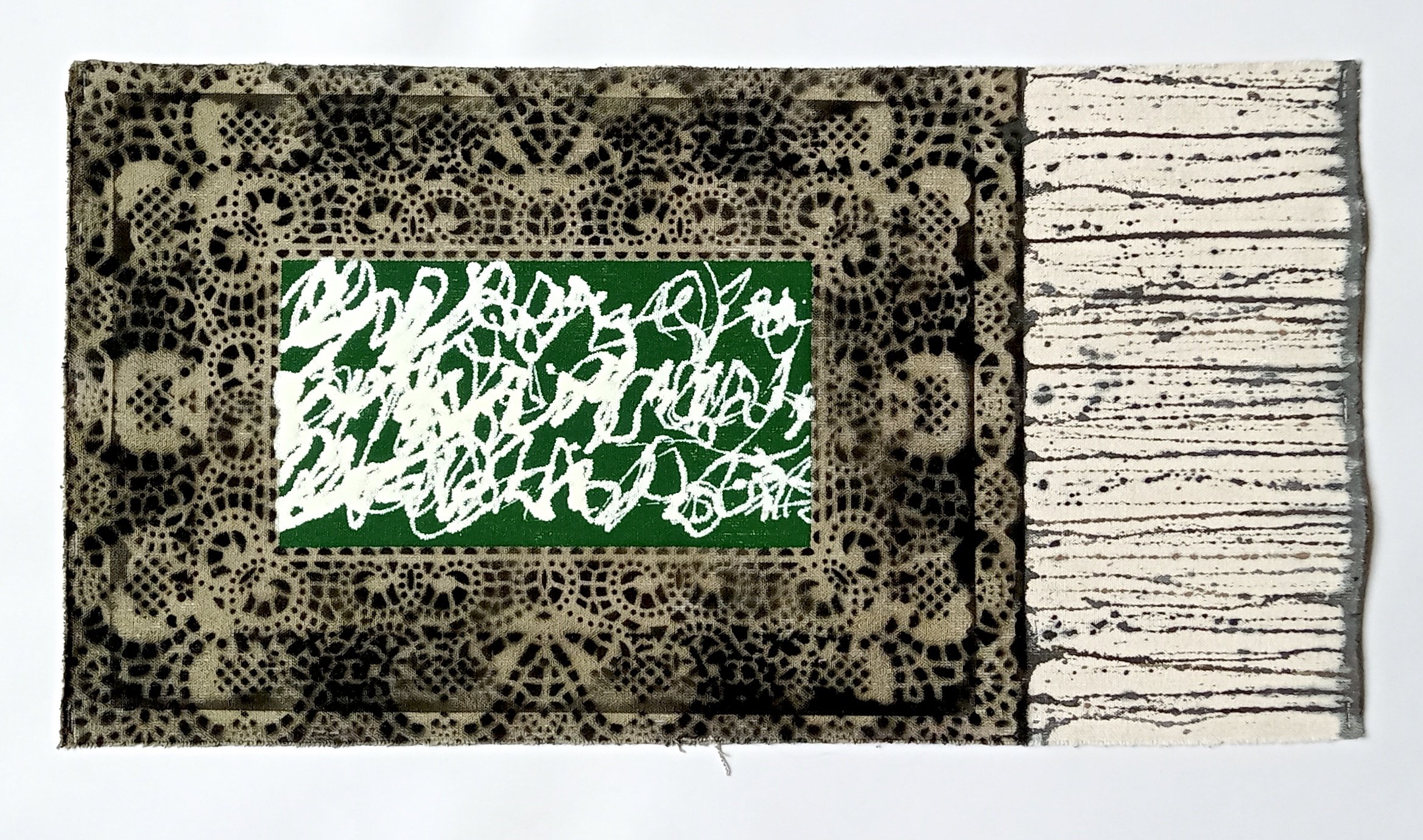 2024 Acrylic, household paint and spray paint on canvas