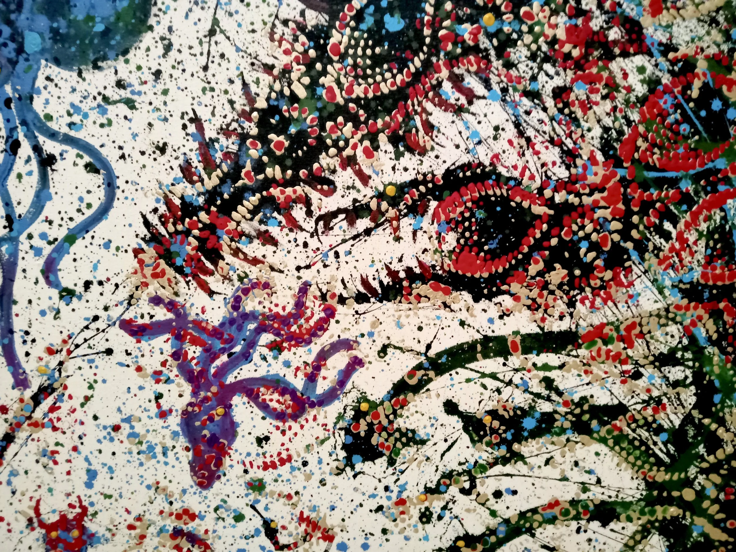 Blue Squid. 2025. [Detail]