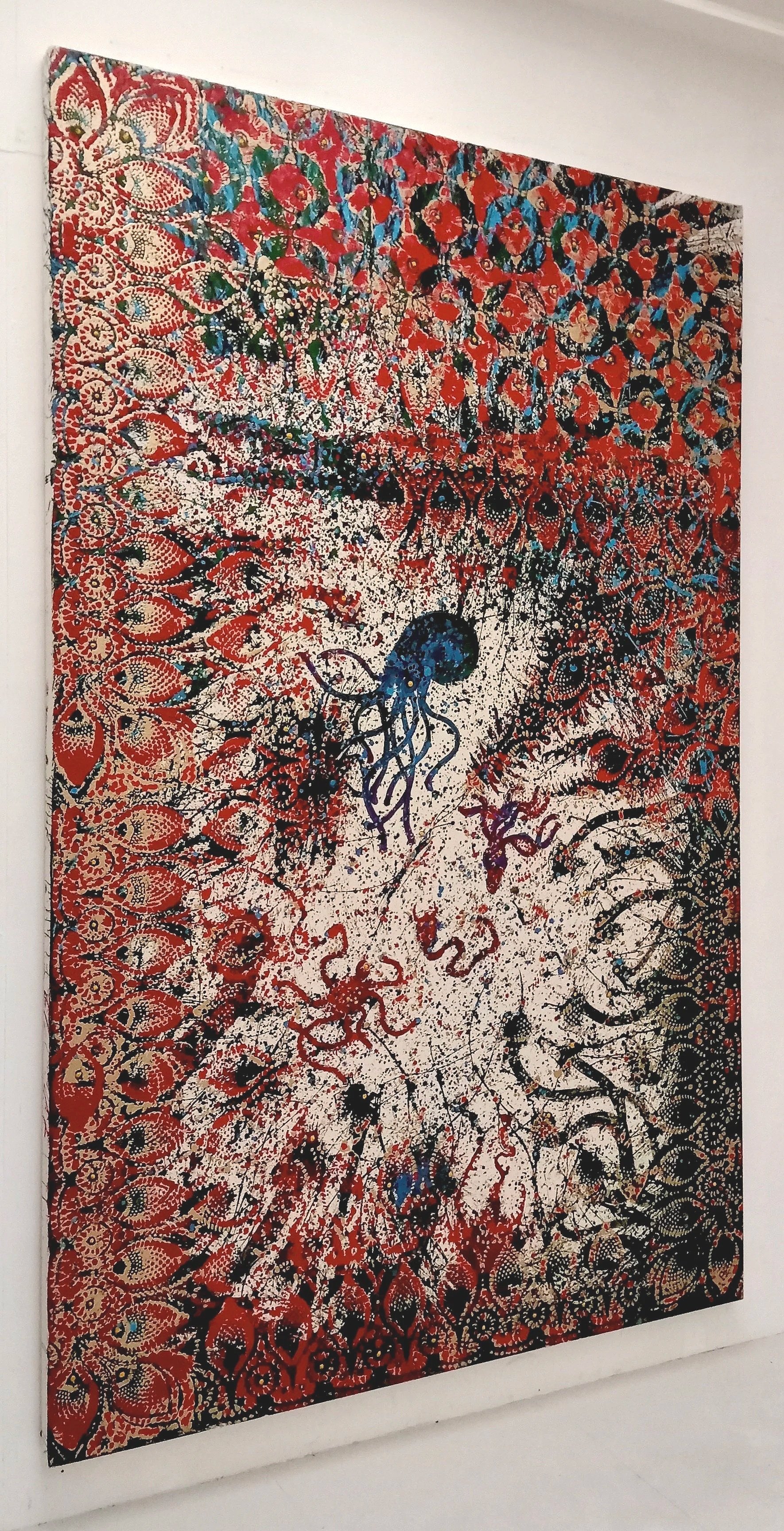 Blue Squid. 2025. [side view]