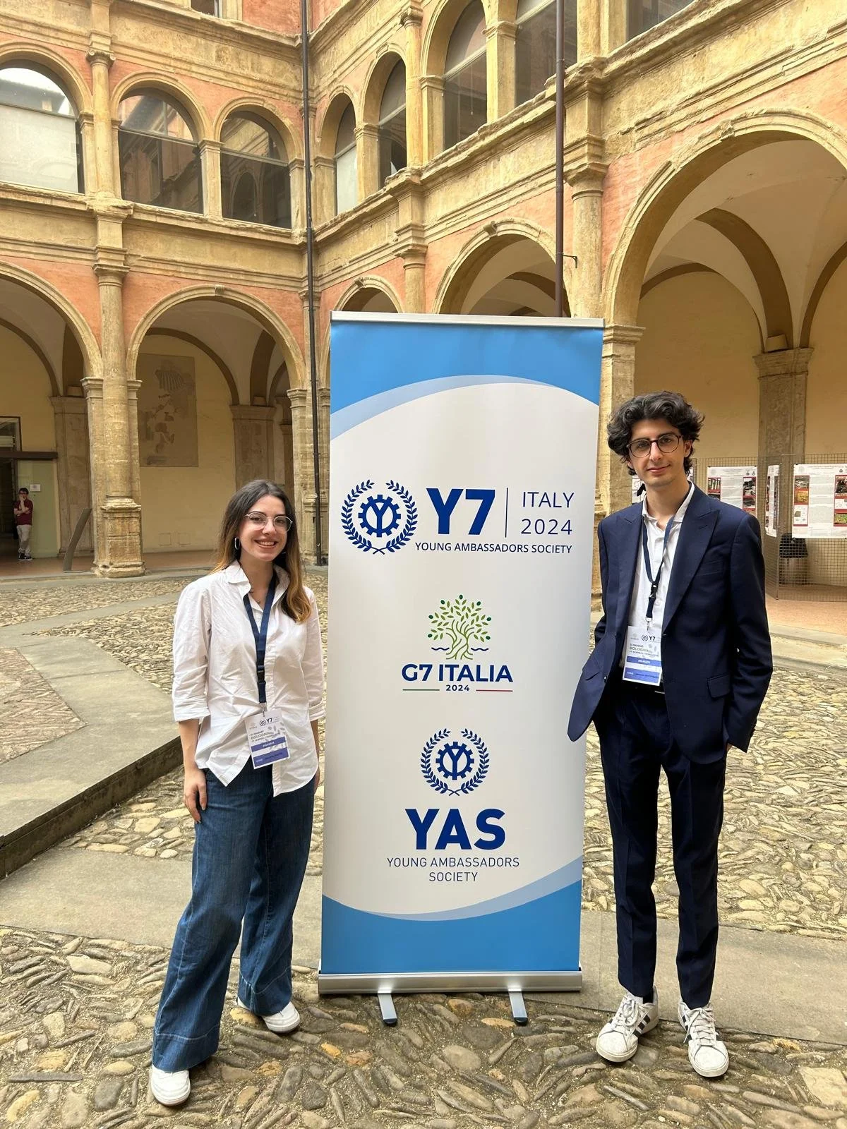 Edoardo Ventafridda &amp; Aurora Pinto, Italian Nuclear Activists, Students, November '24