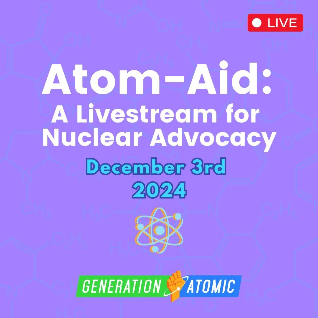 Atom Aid Livestream Fundraise - Generation Atomic