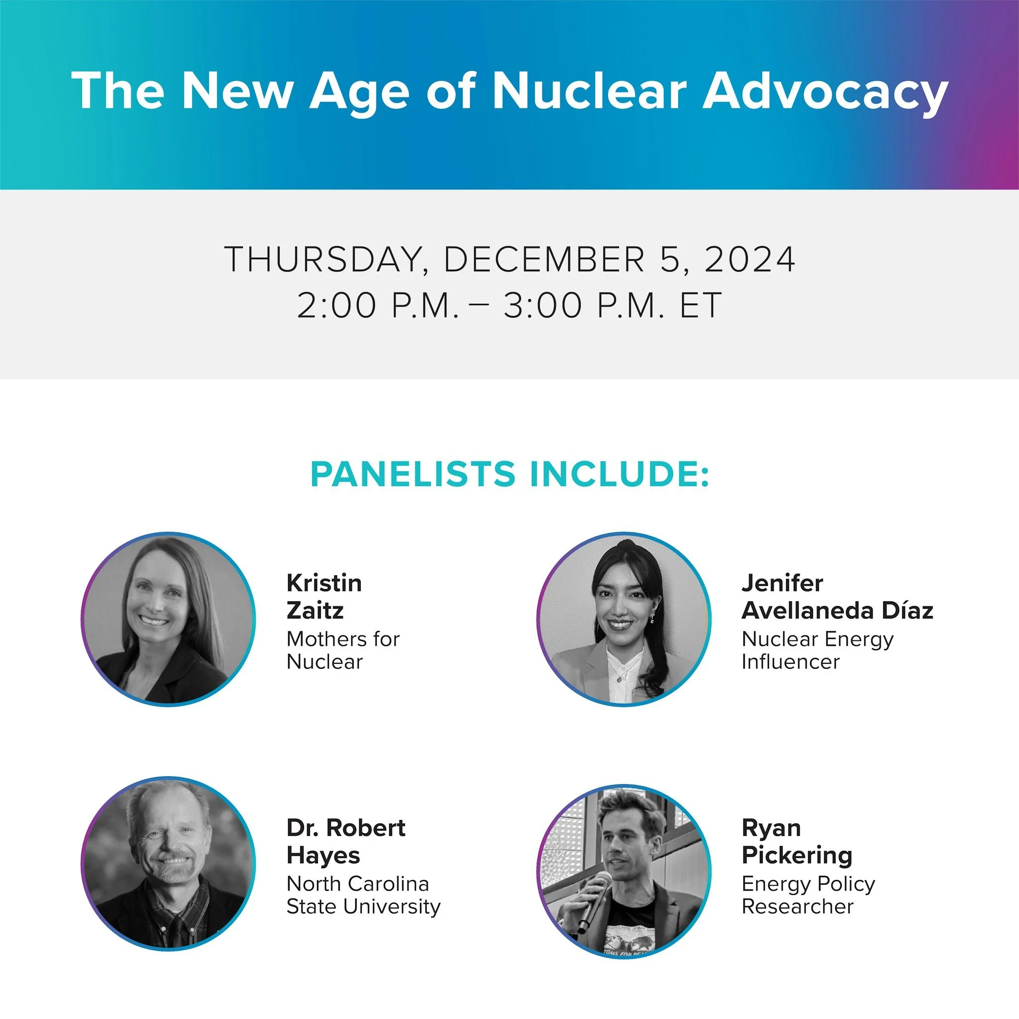 The New Age of Nuclear Advocacy Panel