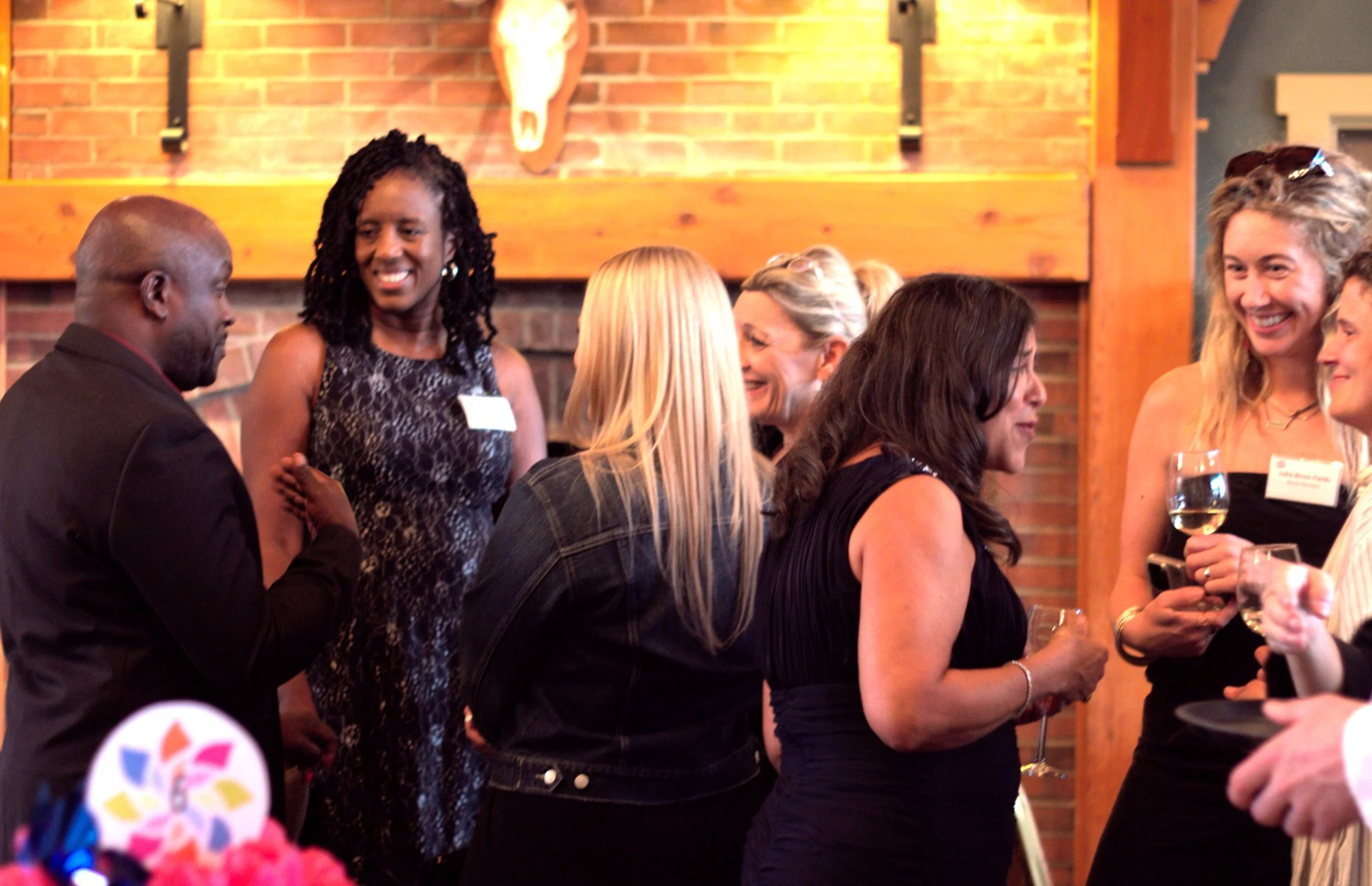 akua and julia talking to others.jpg