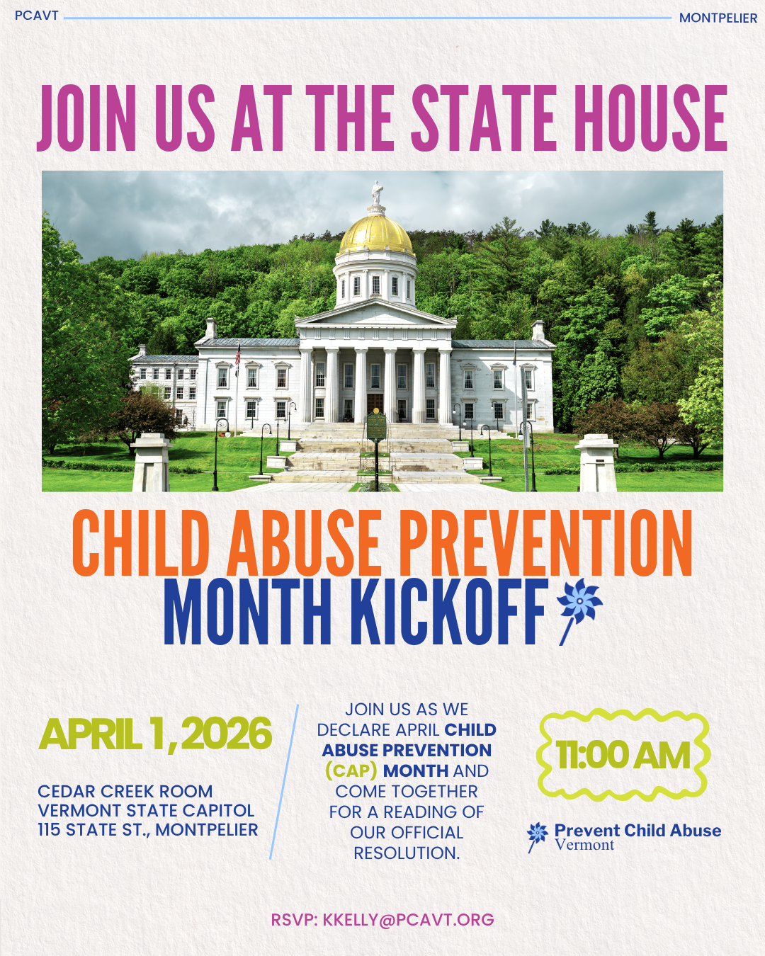 CAP Month Kickoff at the State House