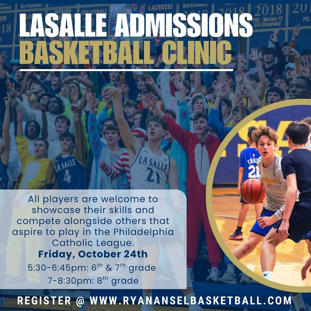 🚨 Register for La Salle Admissions Basketball Clinic! 🚨