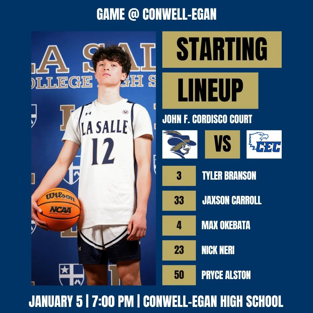 Today&rsquo;s starters for PCL game 2!

Graphic made by #wexp member, Jack Maguire &lsquo;28.