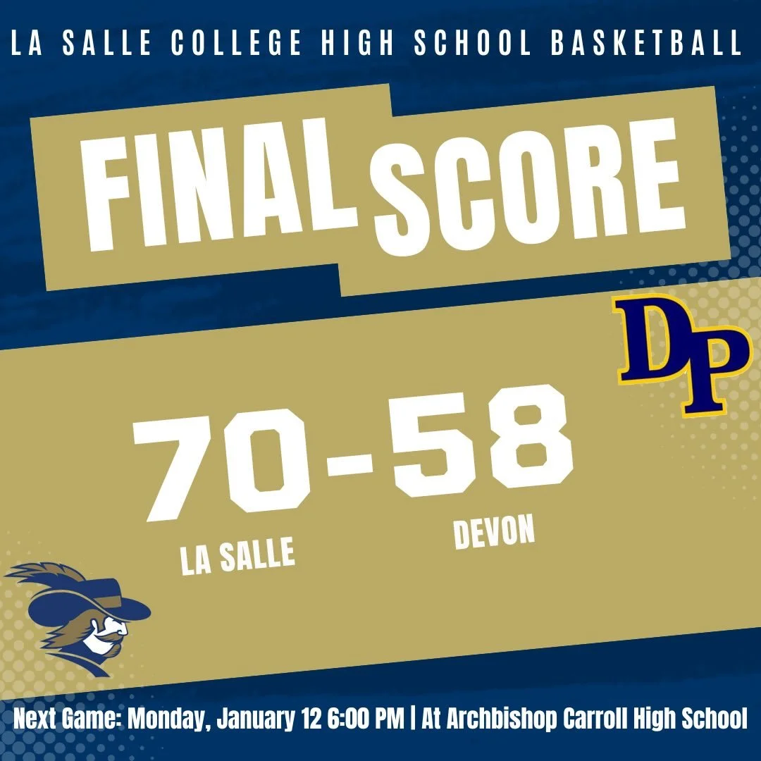 La Salle defeats Devon in overtime! 

Graphic made by #wexp member, Jack Maguire &lsquo;28.