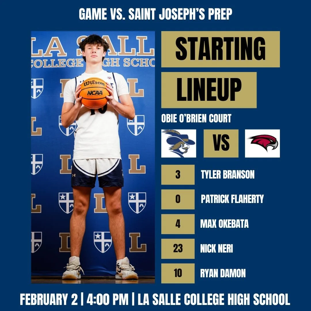 Today&rsquo;s starters for The Rivalry Game! 

Graphic made by #wexp member, Jack Maguire &lsquo;28.