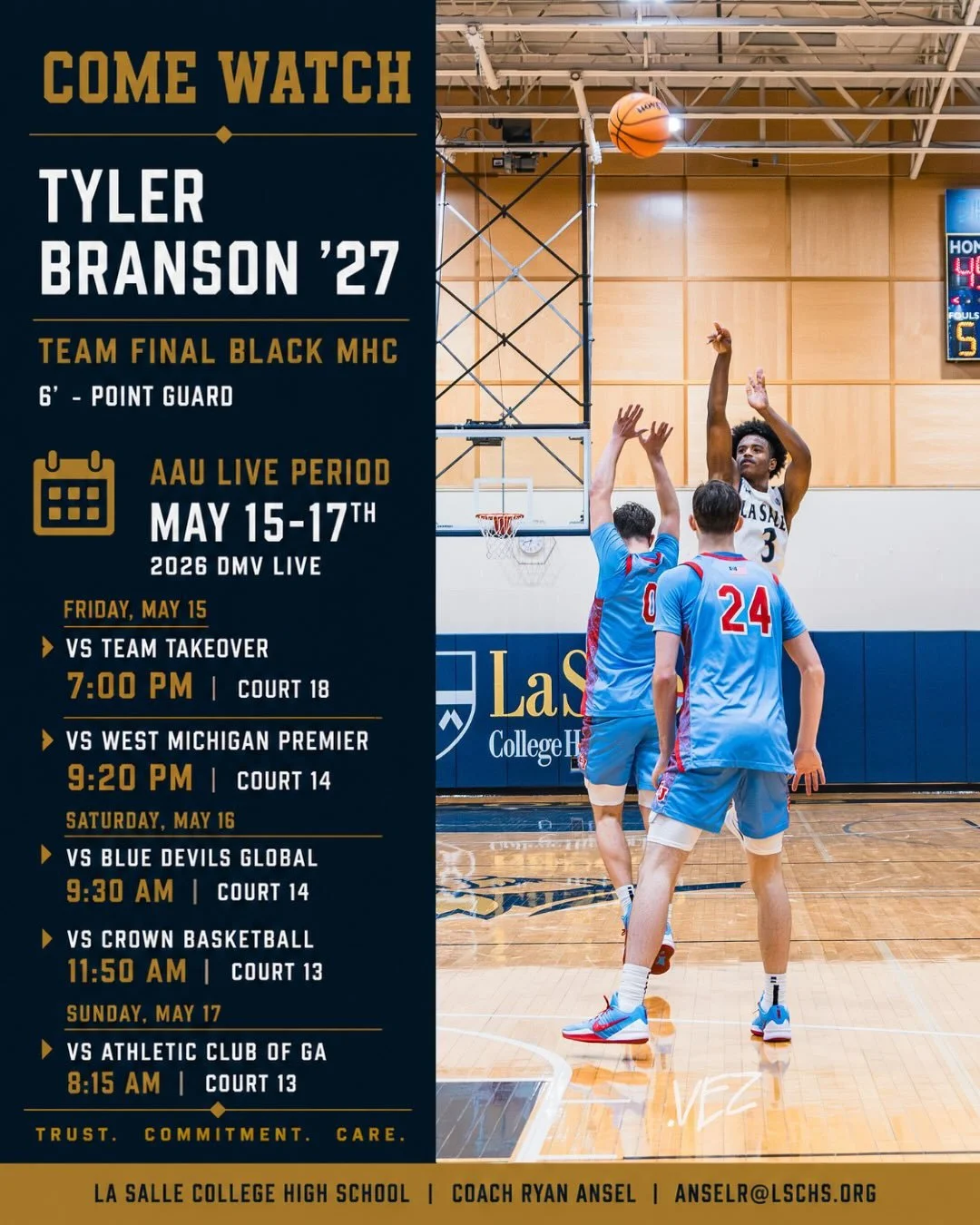 🚨College Coaches🚨 Come watch our Explorers in the AAU Live Period!