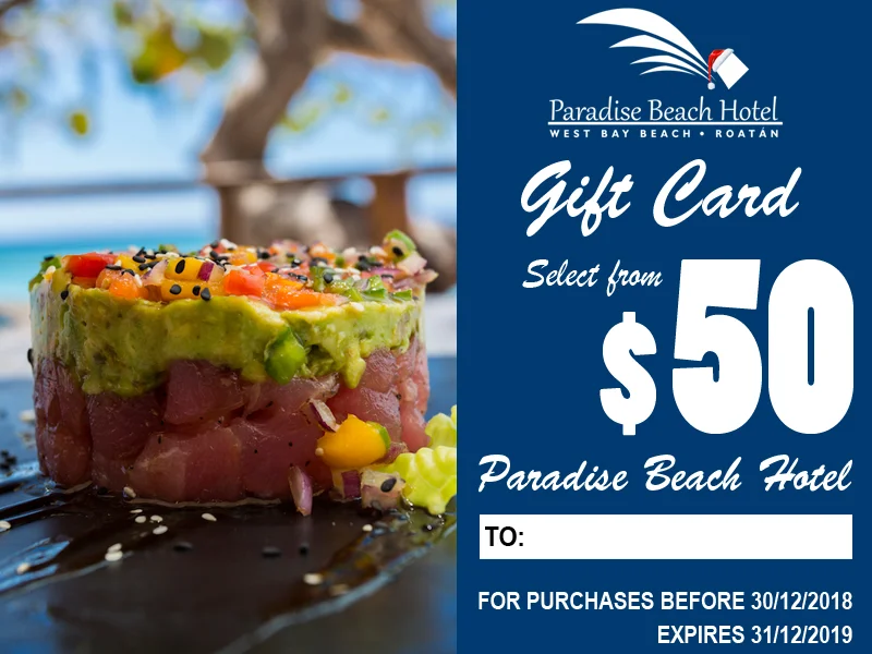 Select the amount you would like to give from $50 to $250. Suggestions: o Special Lunch or Dinner at Cayuco Bar & Restaurant o Activities For 1 person. Taxes included.
