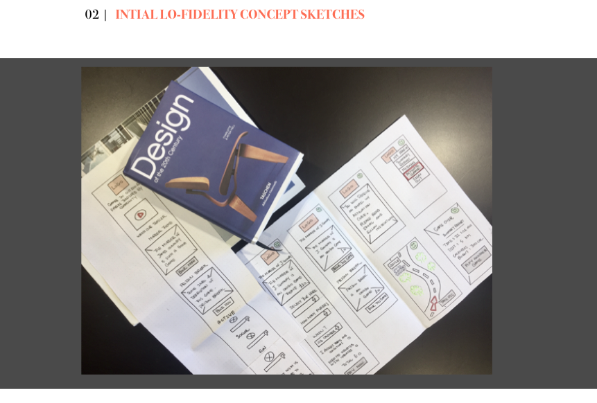 Conceptualising ideas through paper sketching | Laying foundations for the design phase&nbsp;