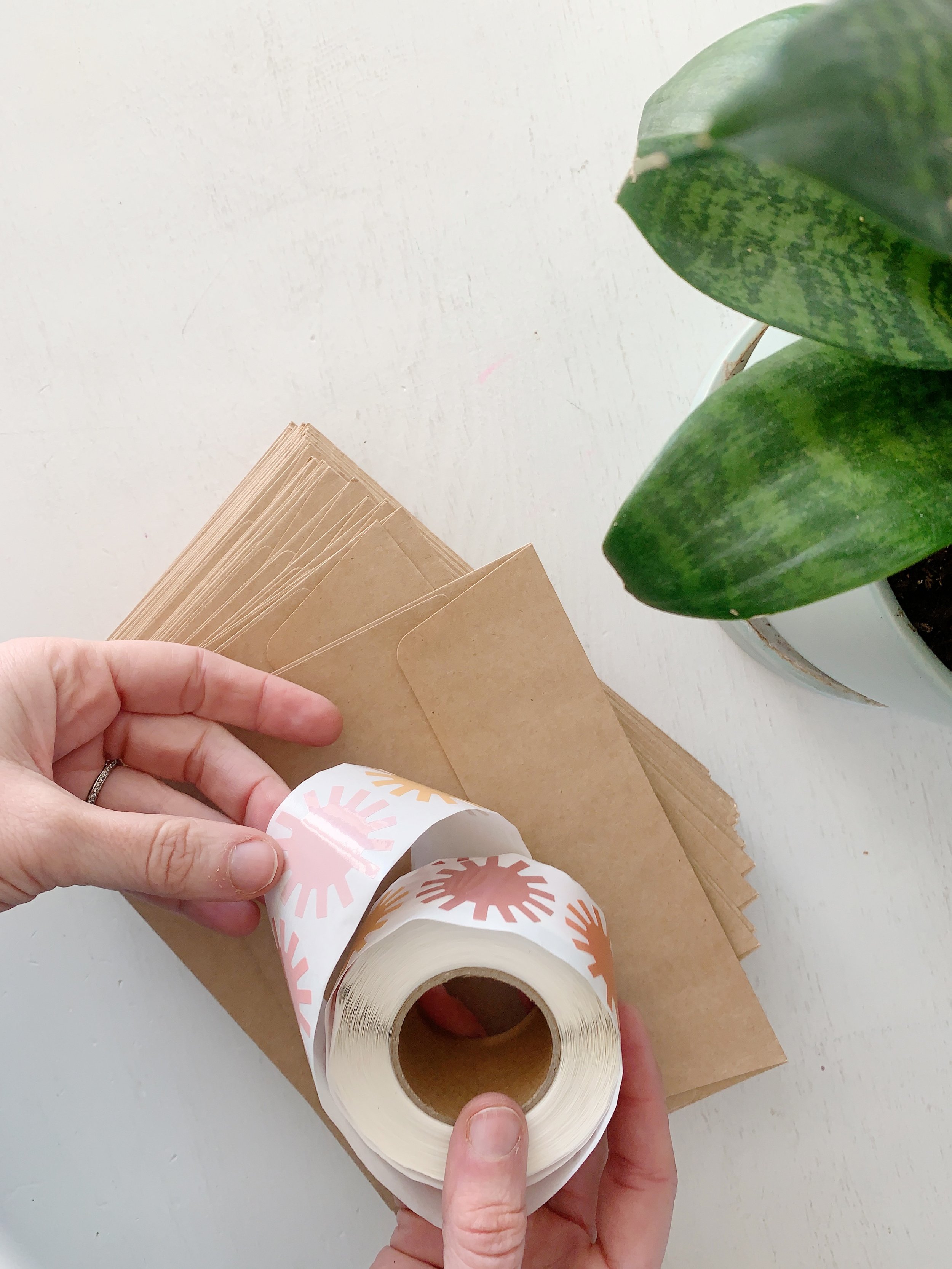 Envelopes and stickers for Promise Mail Snail Mail Club for Christian Women