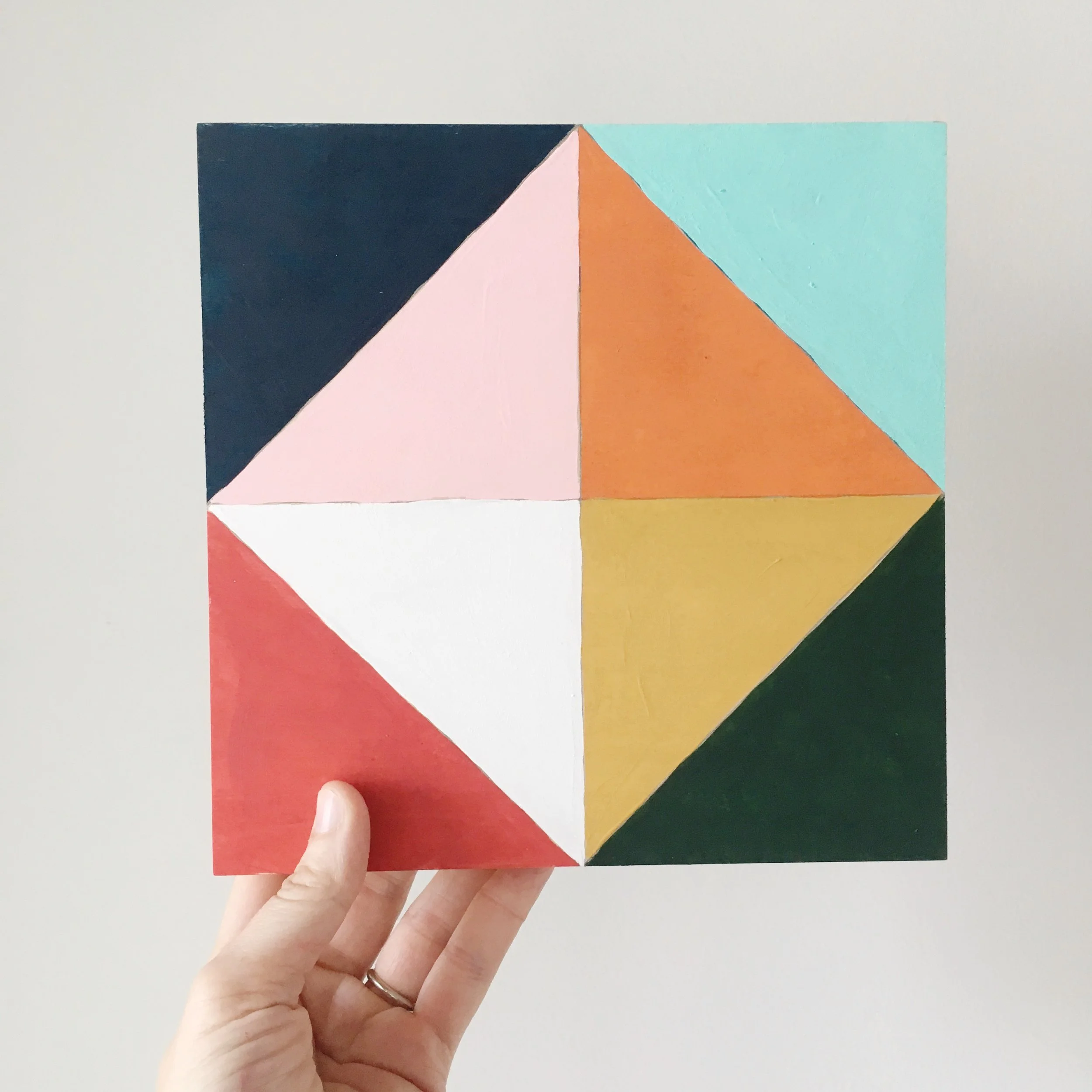 brooke petermann half square triangle painting.JPG