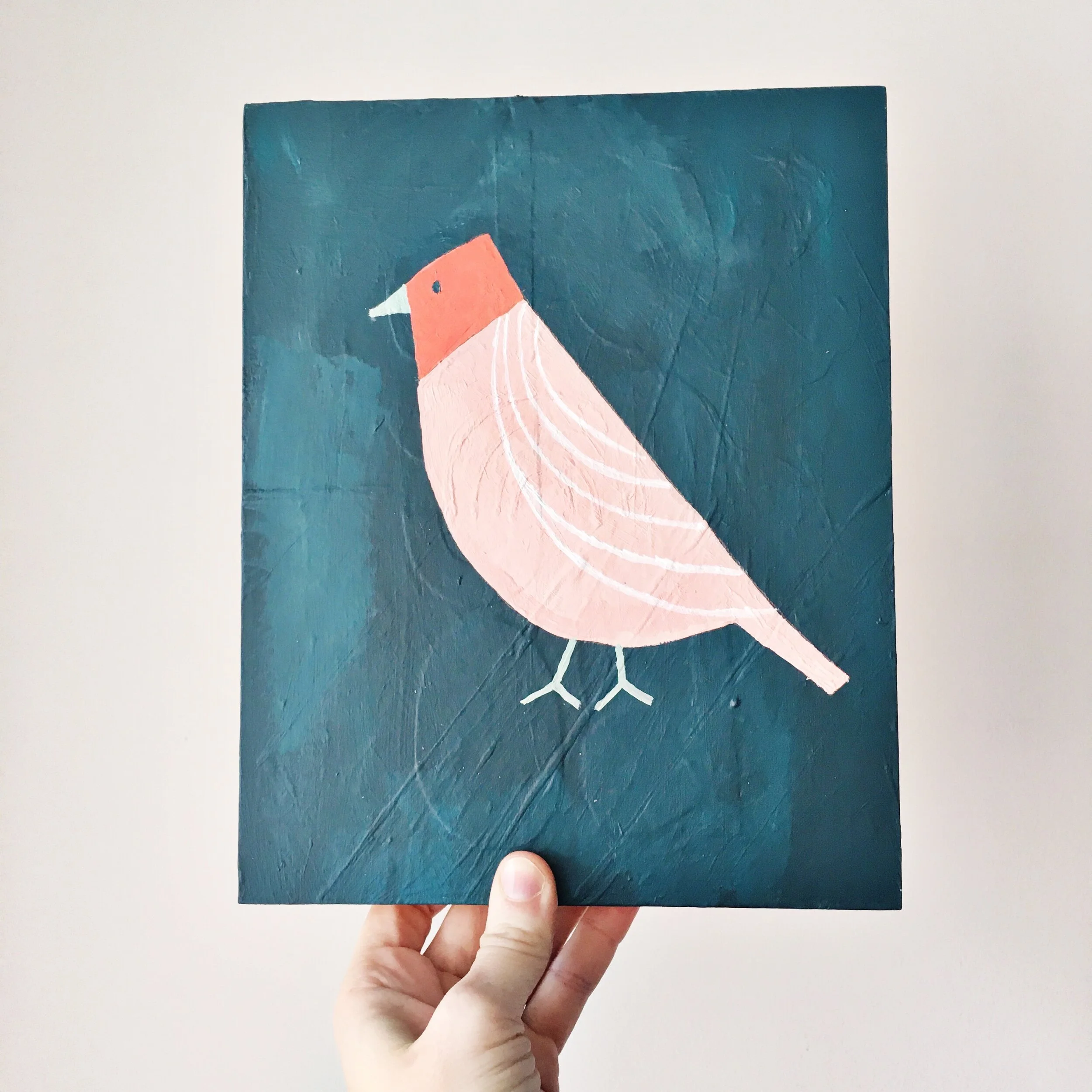 bird painting by brooke petermann