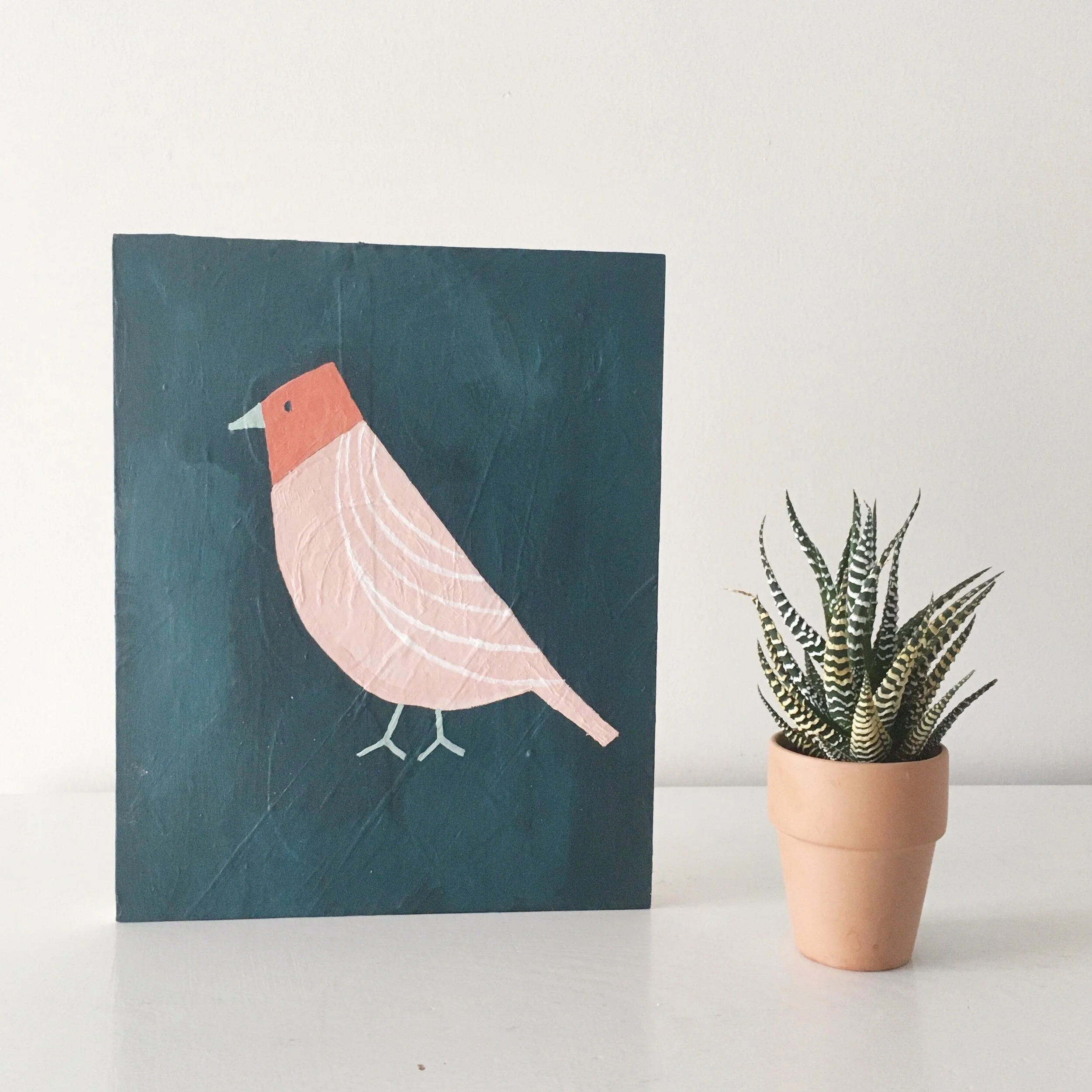 bird painting brooke petermann artist