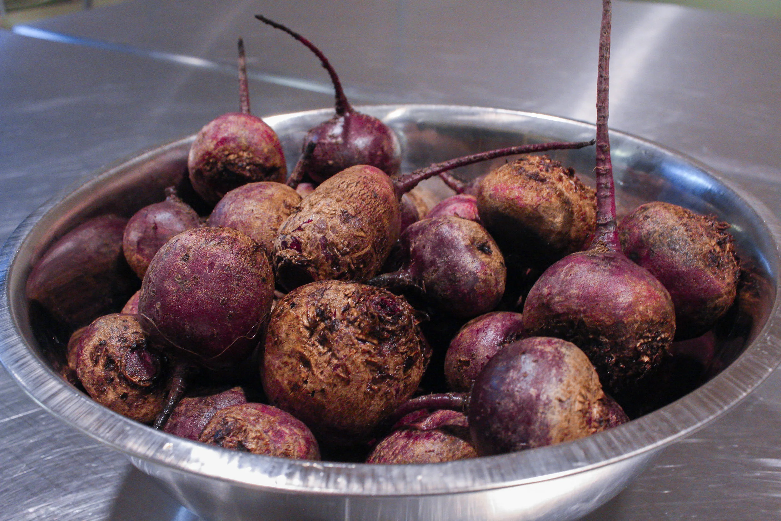 Local beets from Johnson’s Backyard Garden
