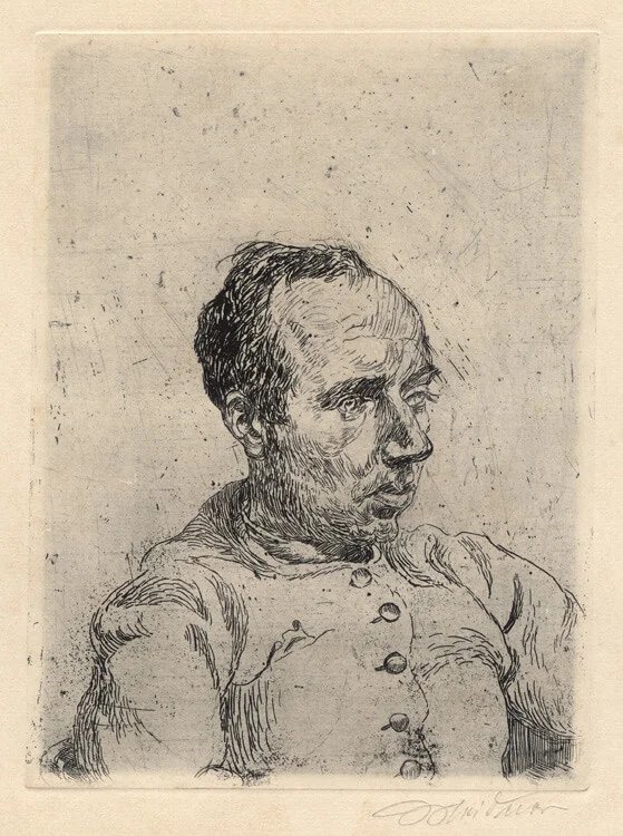 Ludwig Meidner, Portrait of Johannes Becher