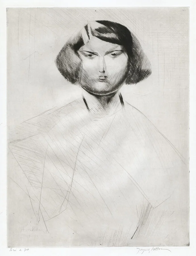Jacques Villon, Renée de face,