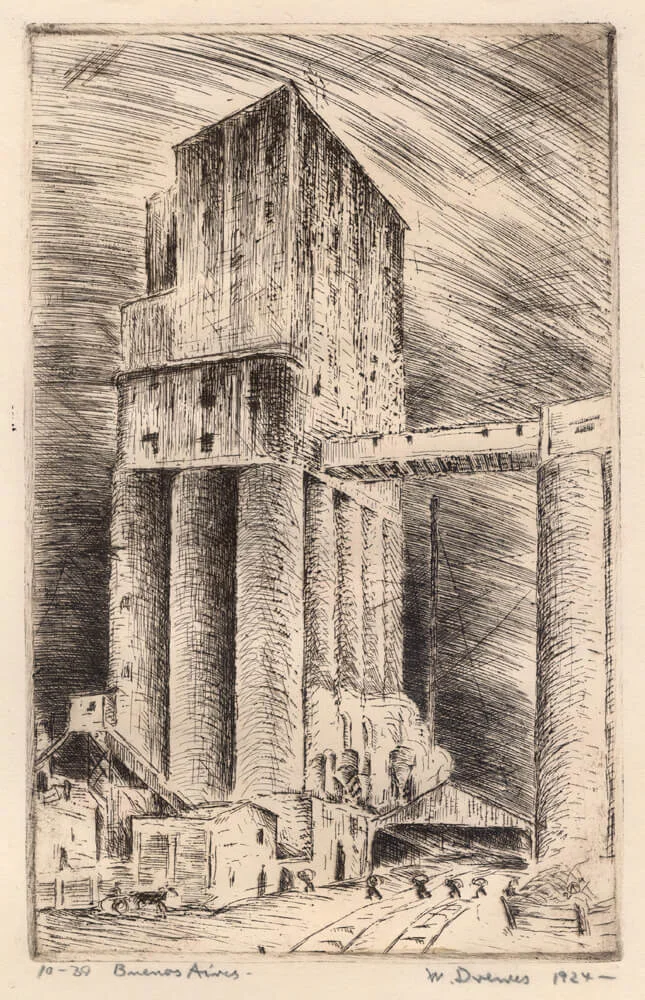 Werner Drewes, Buenos Aires (Grain Elevator)