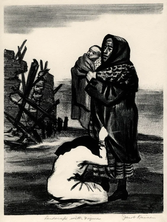 Spanish Landscape with Figures