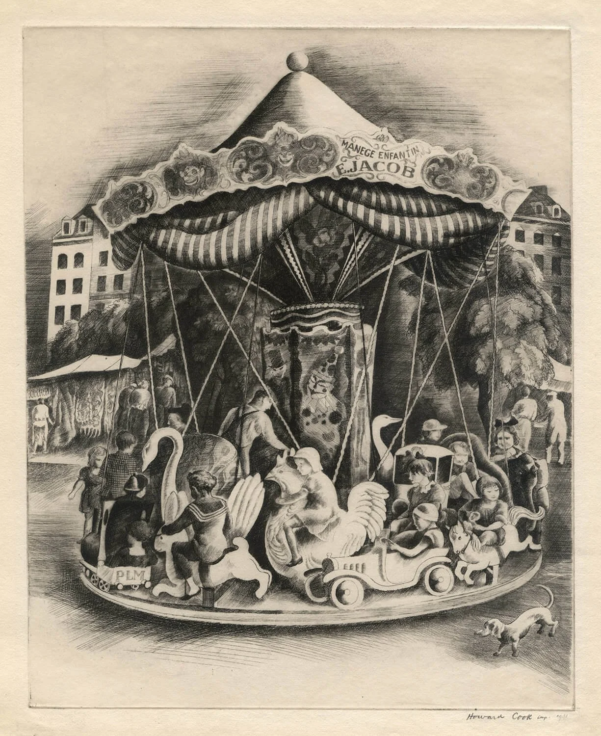 Howard Cook, Merry-Go-Round