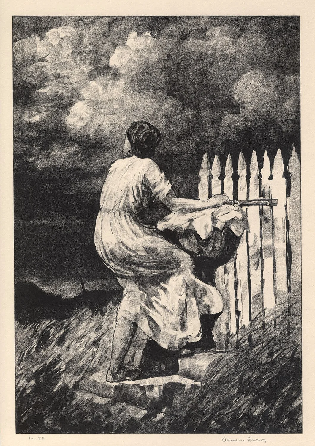 The Coming Storm or Wash Day