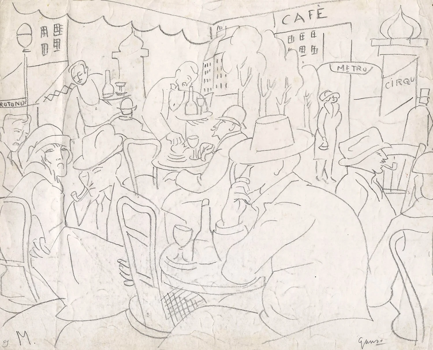 Emil Ganso, Paris Café
