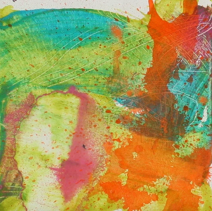 Wash Turquoise Splatter