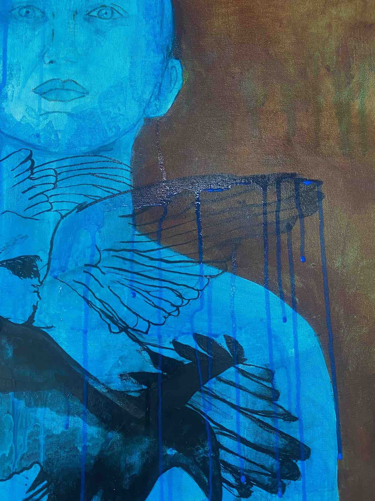 Crow Spirit Woman (Head and Torso)