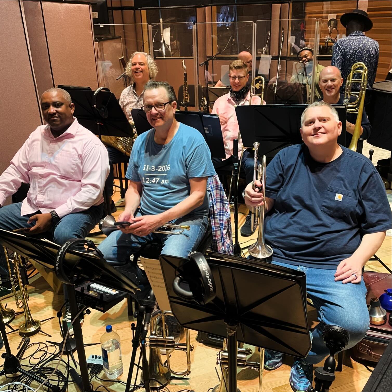 Brass section for the &ldquo;The Wiz&rdquo; cast album!! It&rsquo;s a privilege to play with these gentlemen every night!!
&bull;
&bull;
#thewizbroadway #broadwaymusical #broadwaycastalbum #easeondowntheroad #brasssection #whoneedstonynominations #je