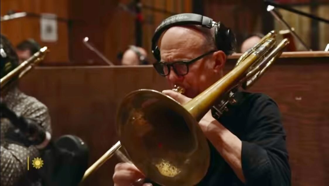 A nice feature on David Foster aired on CBS Sunday Morning, including some footage from the &ldquo;Boop!&rdquo; Recording sessions: some brief bass trombone screen time!! 🎶 
&bull;
&bull;
@davidfoster #booponbroadway #recordingsession #broadwaycasta