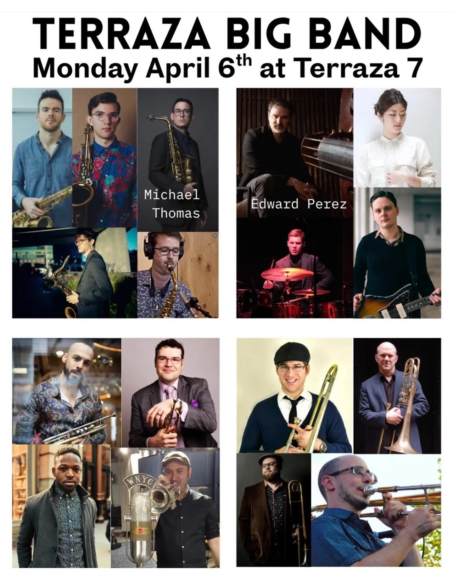 Excited to be back with the Terraza Big Band tonight at Terraza 7! 7pm open rehearsal and 8pm set. See you there!!
&bull;
&bull;
#nycjazz #newmusic #livemusic #jazzunderthe7train #jeffnelsontrb