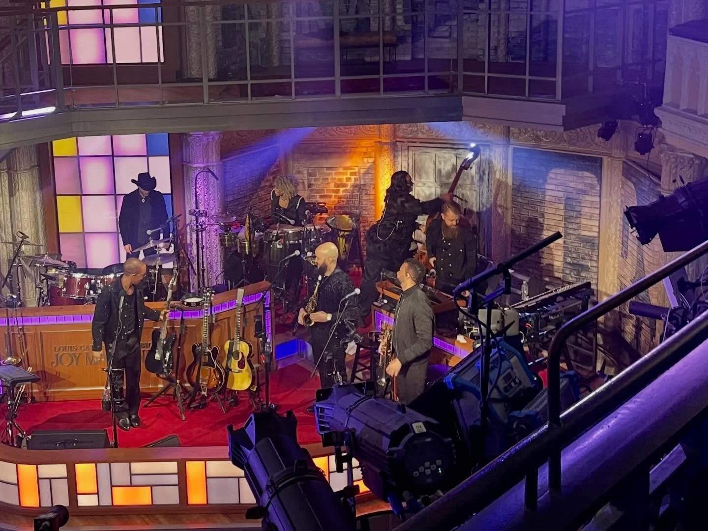 &ldquo;A New York Evening With Louis Cato and The Great Big Joy Machine&rdquo; hosted by Stephen Colbert! A Grammy Museum special after last night&rsquo;s &ldquo;Late Show&rdquo; taping. Special thanks to Brian Leskowicz for hooking it all up!! A gre