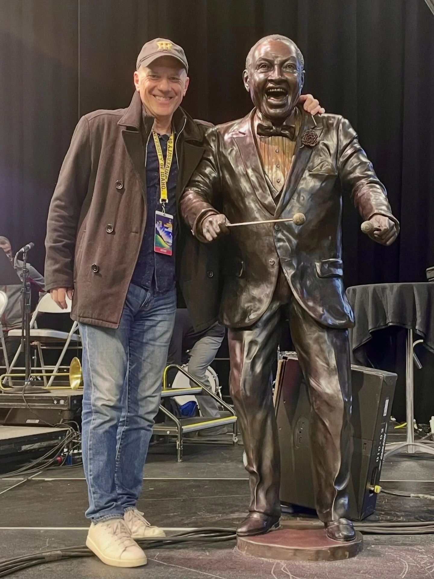 Back at the Lionel Hampton Jazz Festival, 2026!! It&rsquo;s been a few years - Gates is still going strong!! 🎶
&bull;
&bull;
#lionelhampton #lionelhamptonjazzfestival #flyinhome #heygates #jeffnelsontrb