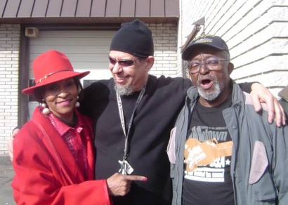 w/Belita Woods and a “Funk Brother”