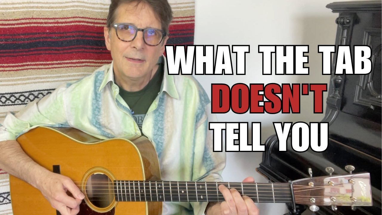 What the Tab Doesn't Tell You — Ghost Notes in Solo Flatpicking