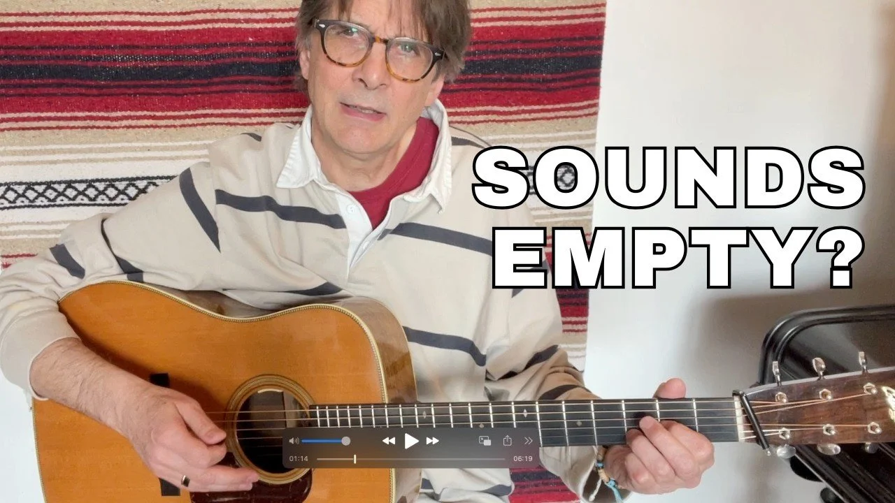 Why Your Solo Flatpicking Sounds Empty (And How to Fix It)