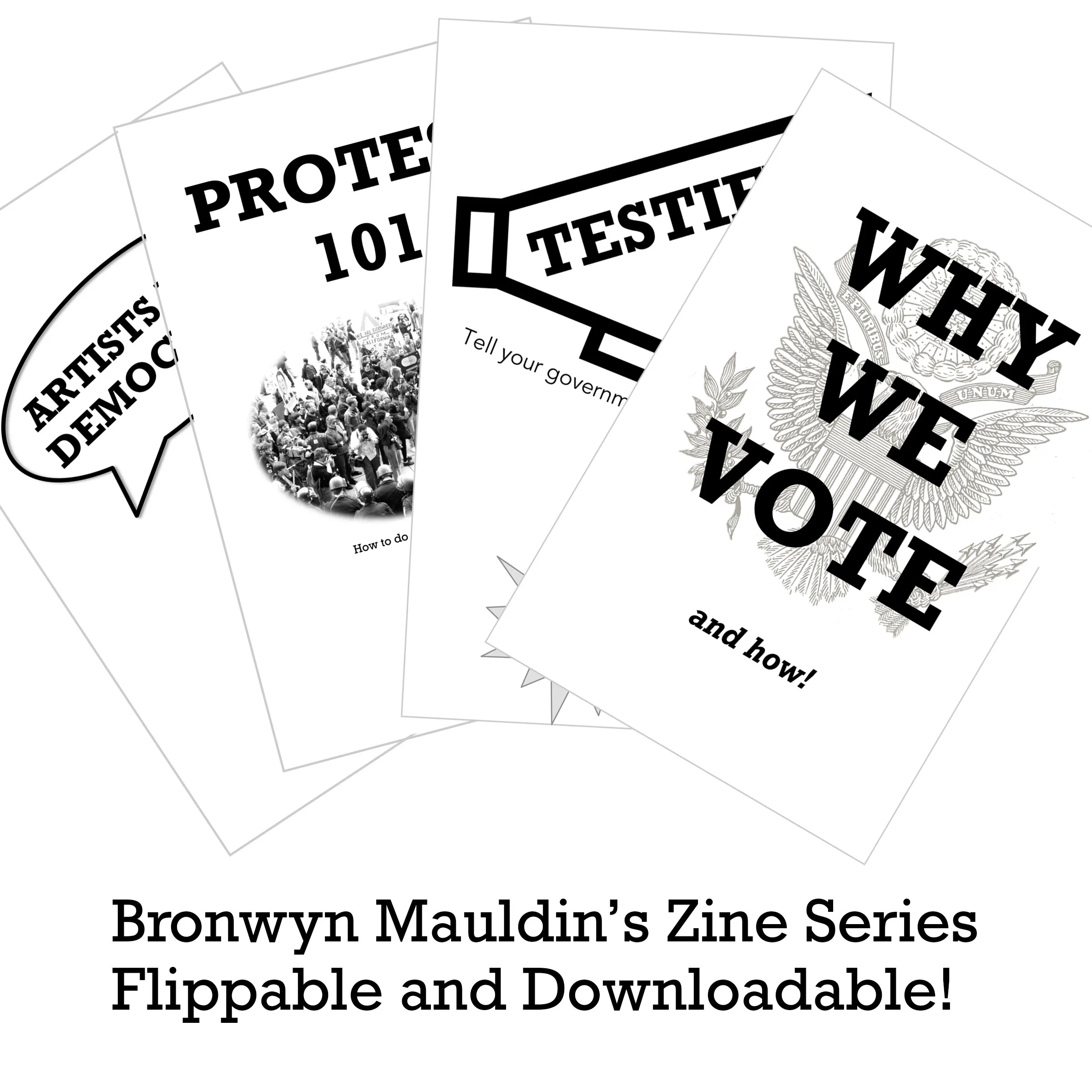Bronwyn Mauldin's Political How To Zines! 