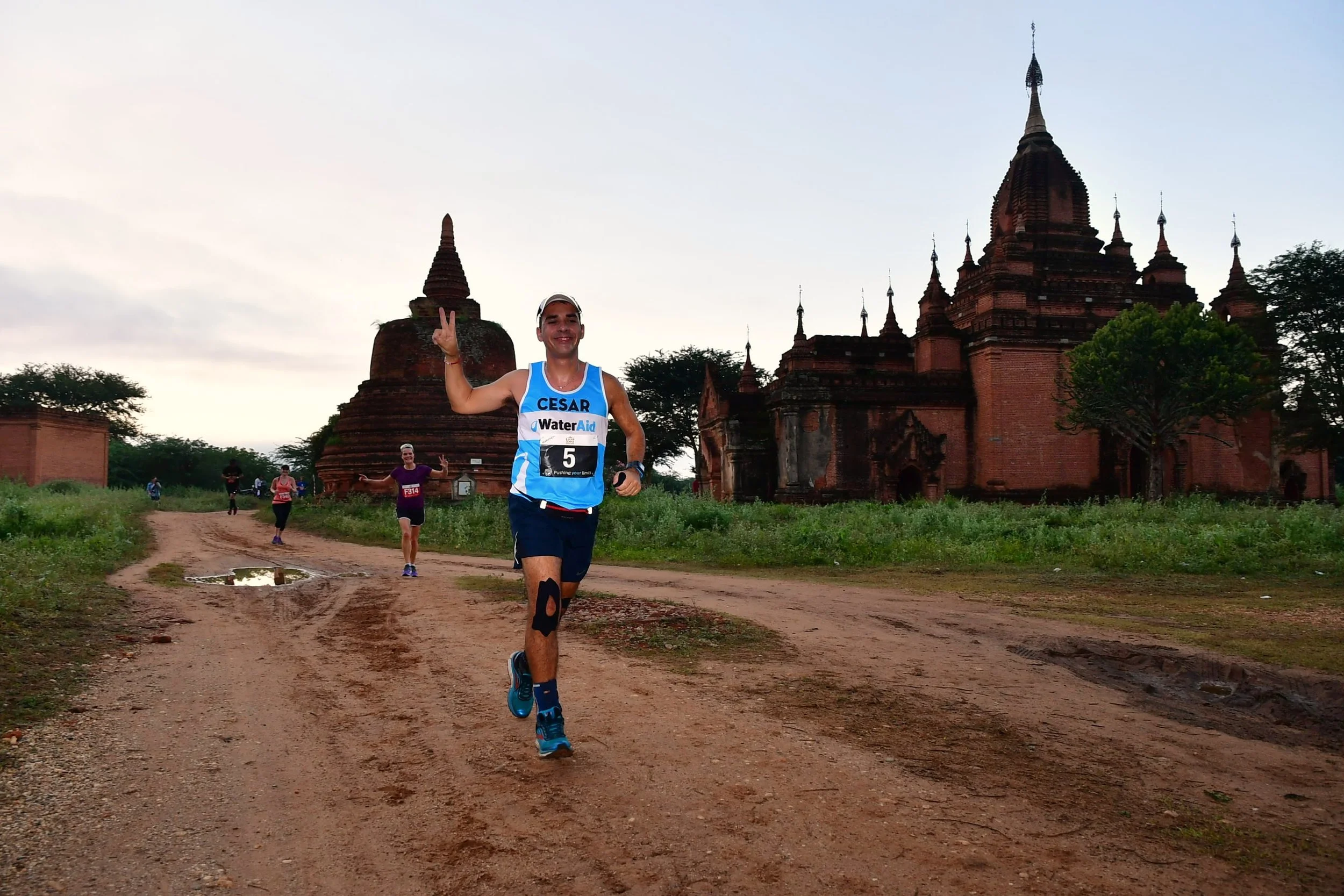 Marathon Route in Bagan