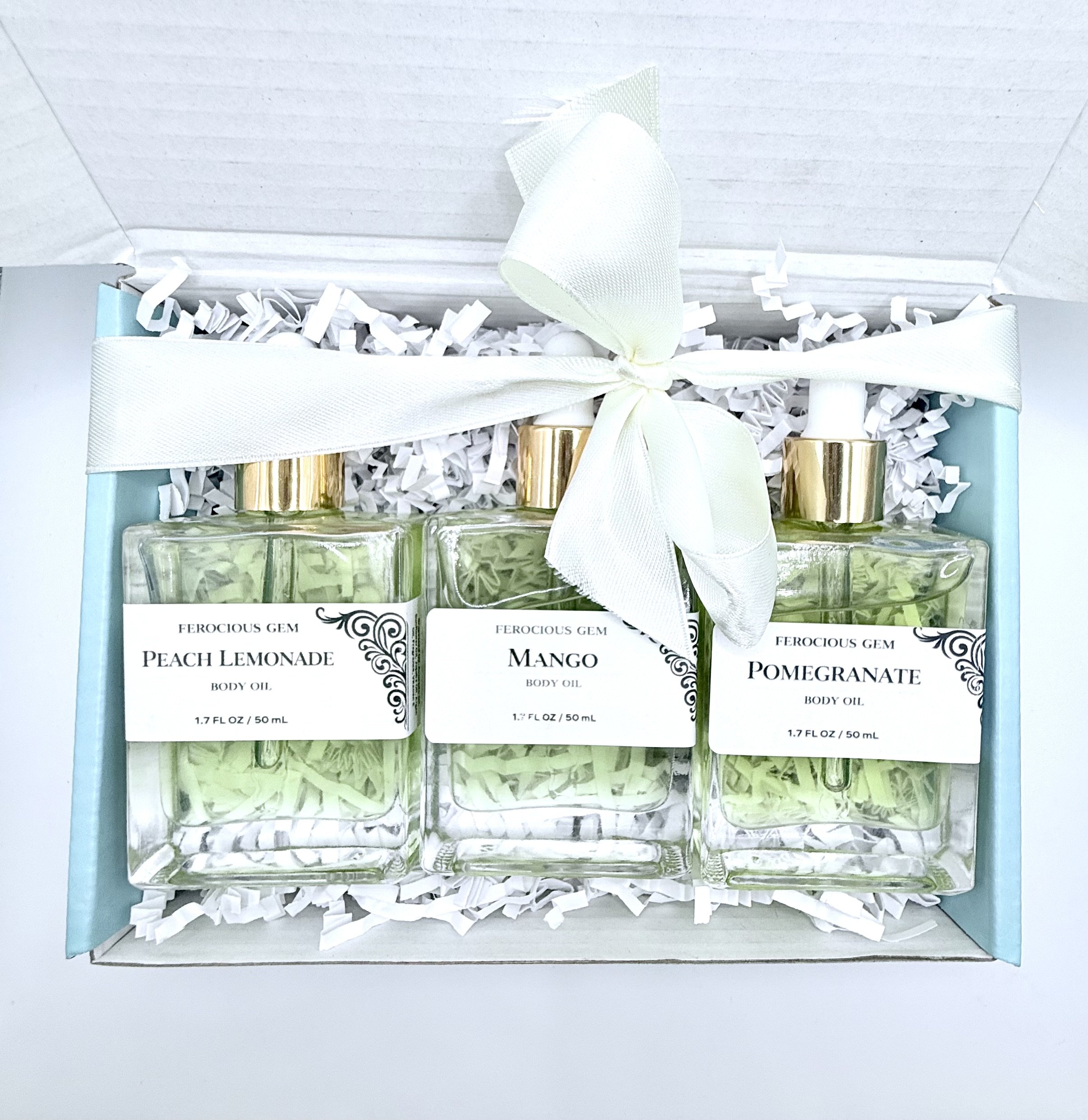 Ferocious Body Oil Boxes