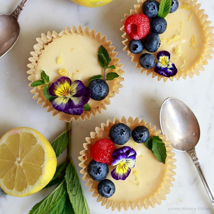 Vegan Paleo Lemon Tarts