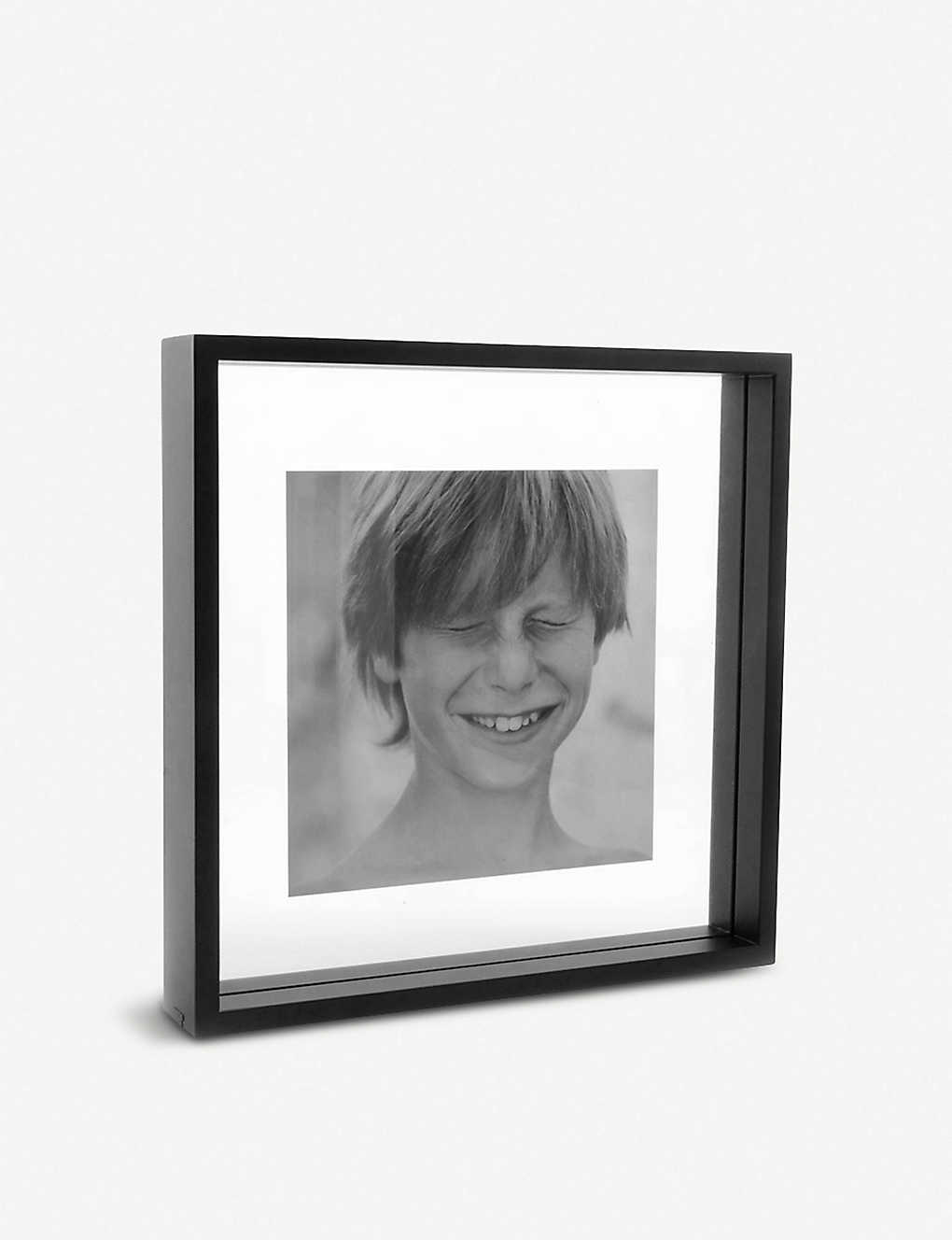 Square Floating Box wooden photo frame 32x32cm