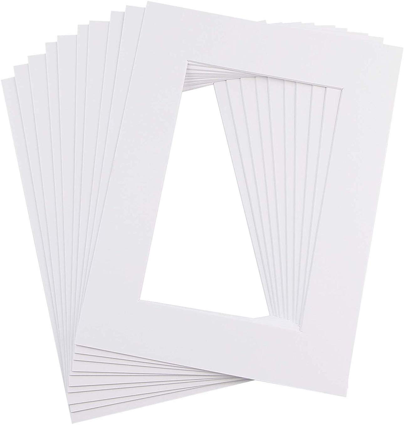 Ray &amp; Chow White Picture Photo Frame Mounts Mats -Size: A3- For Image Size: A4- Pack of 10