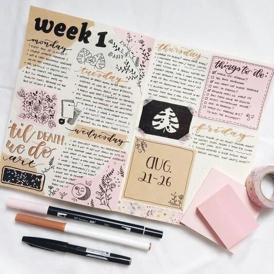 BULLET JOURNAL STICKY NOTES