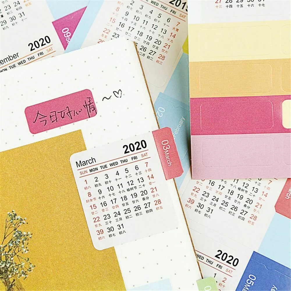 BULLET JOURNAL CALENDAR STICKERS