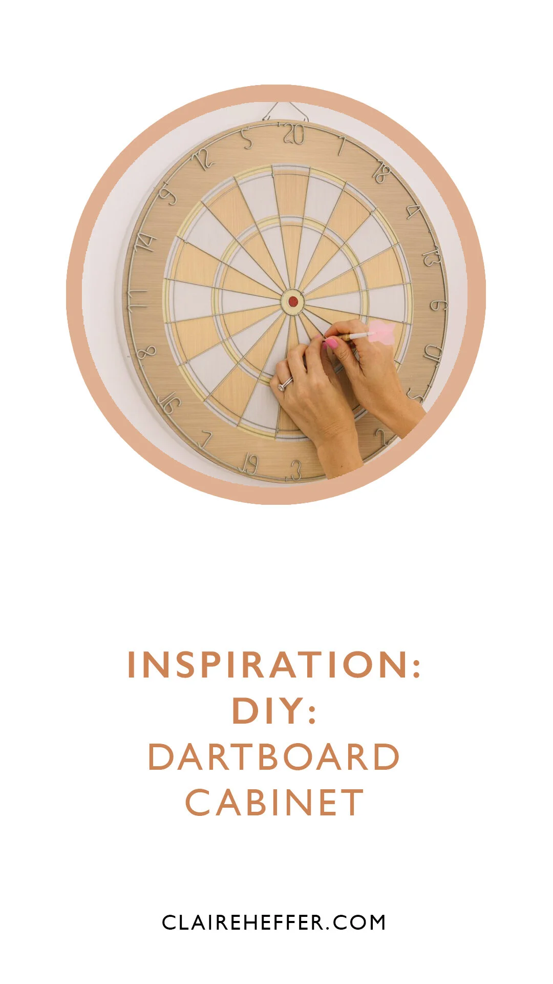 INSPIRATION: DIY: DARTBOARD CABINET