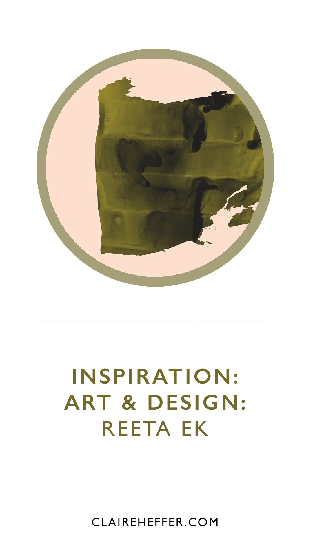 INSPIRATION: ART &amp; DESIGN:&nbsp;REETA EK