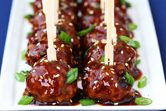 Saucy Asian Meatballs