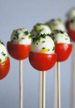 Caprese Tomato Bites